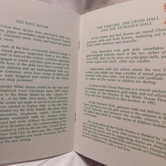 Christmas at the White House 1985 Pamphlet - Picture 5 of 7